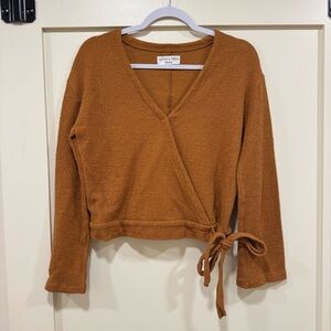 Madewell Texture & Thread Rust Sweater
